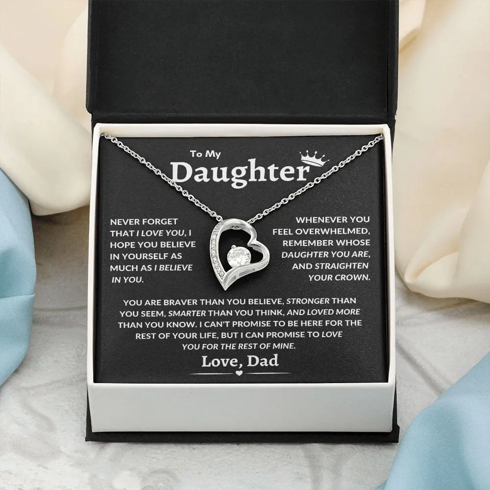 To My Daughter You Are Braver Than You Believe Crown