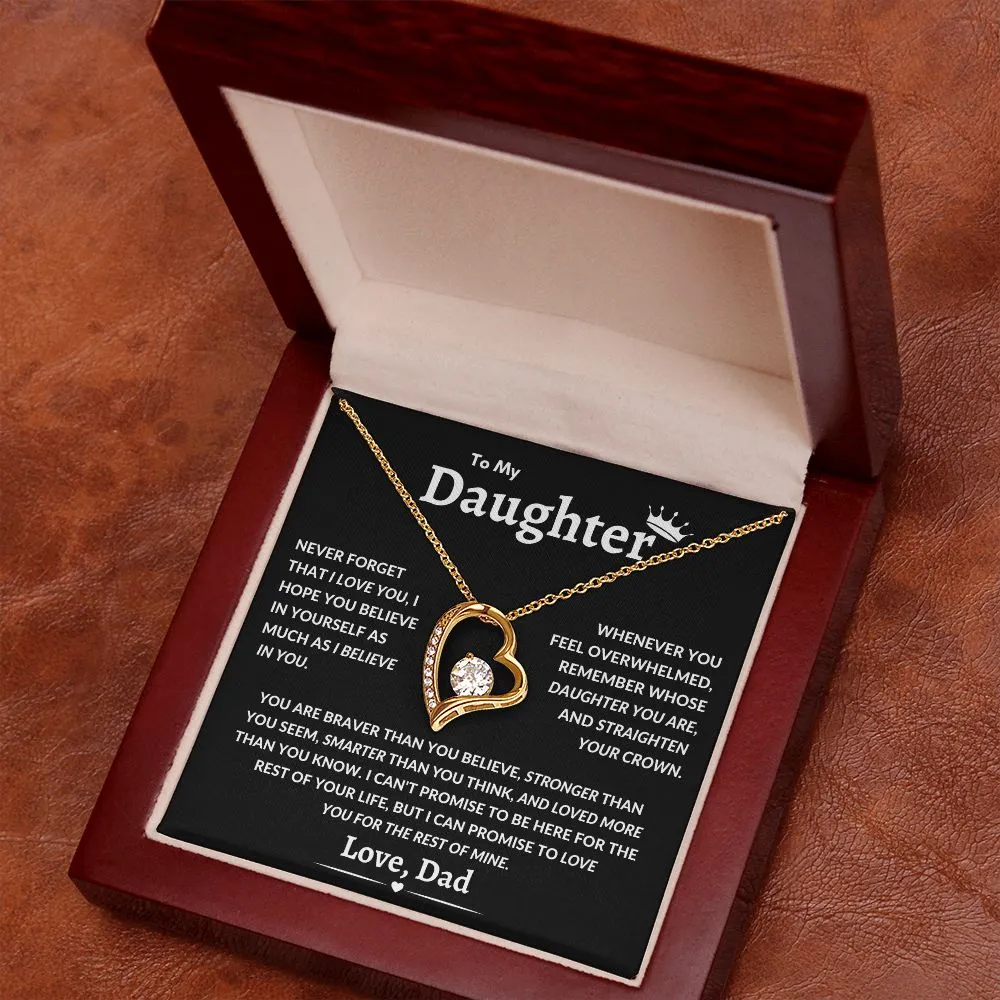 To My Daughter You Are Braver Than You Believe Crown