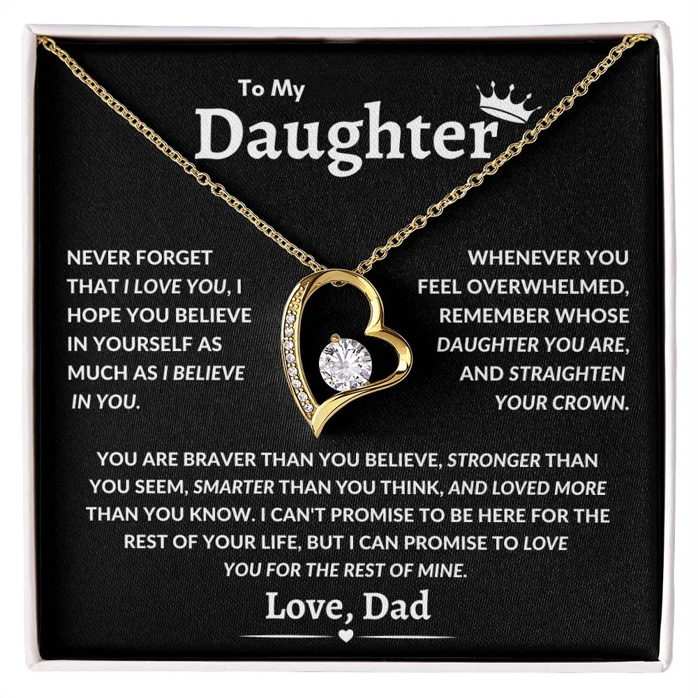 To My Daughter You Are Braver Than You Believe Crown