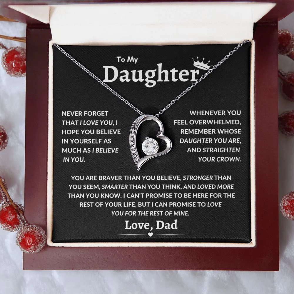 To My Daughter You Are Braver Than You Believe Crown
