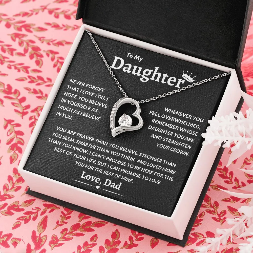 To My Daughter You Are Braver Than You Believe Crown