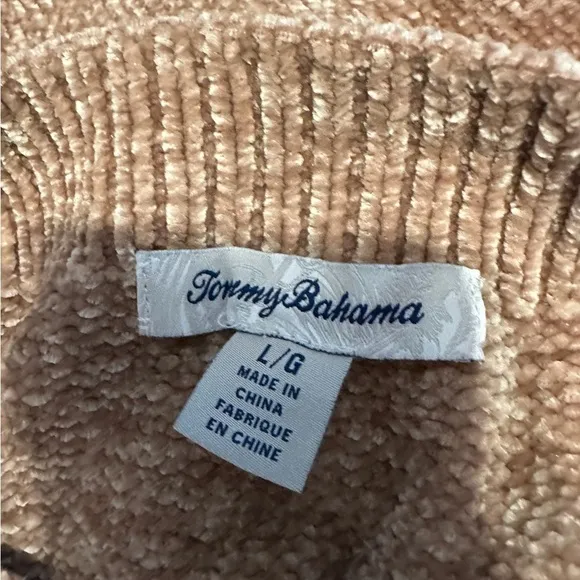 Tommy Bahama Women's Natural Luna Chenille Sweater Women’s Large