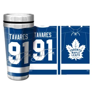 Toronto Maple Leafs John Tavares Travel Mug | Wallpaper Full Wrap 16 oz.