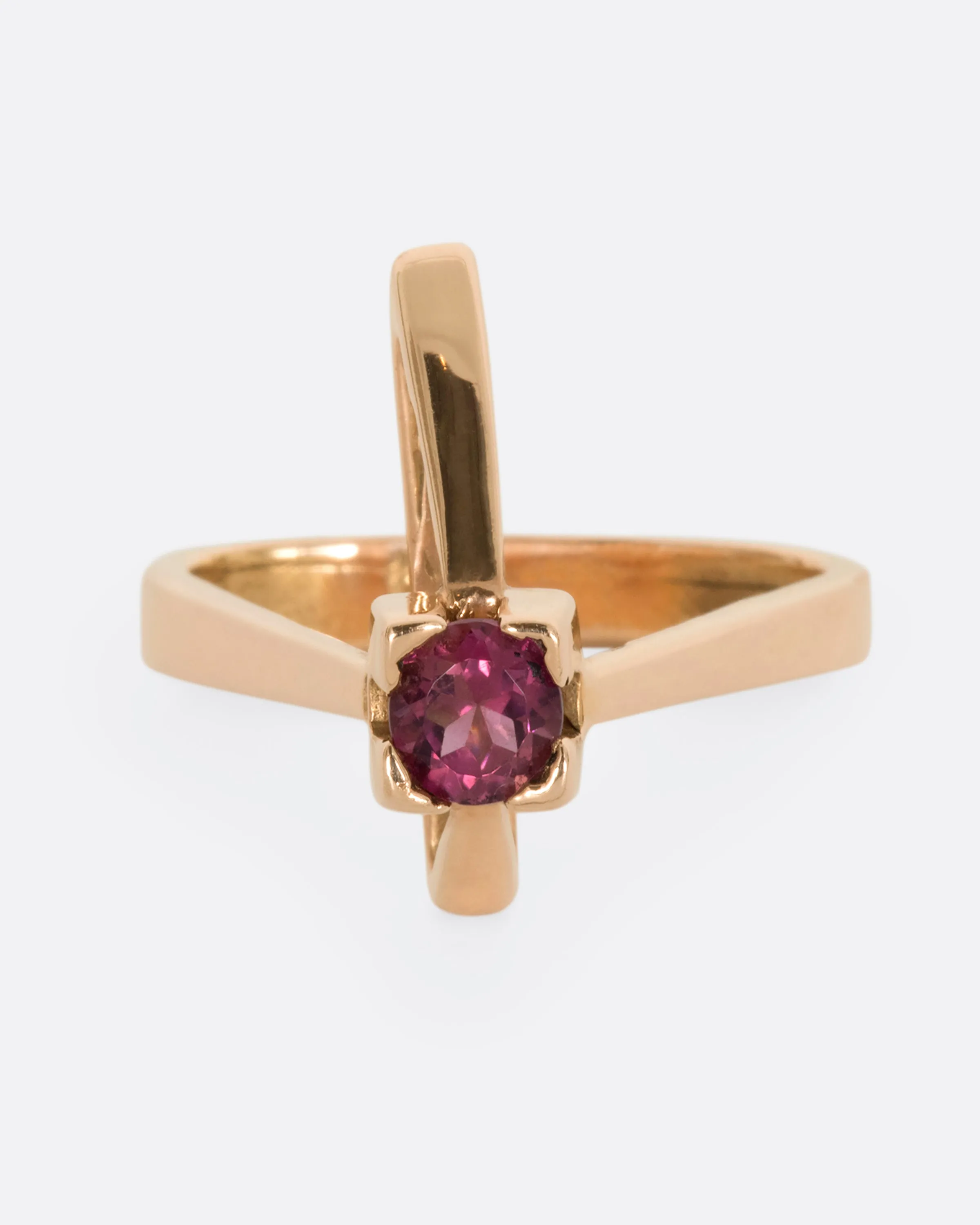 Tourmaline Angular Ring