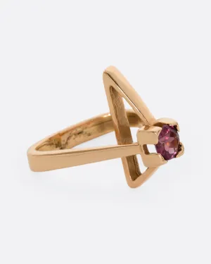 Tourmaline Angular Ring