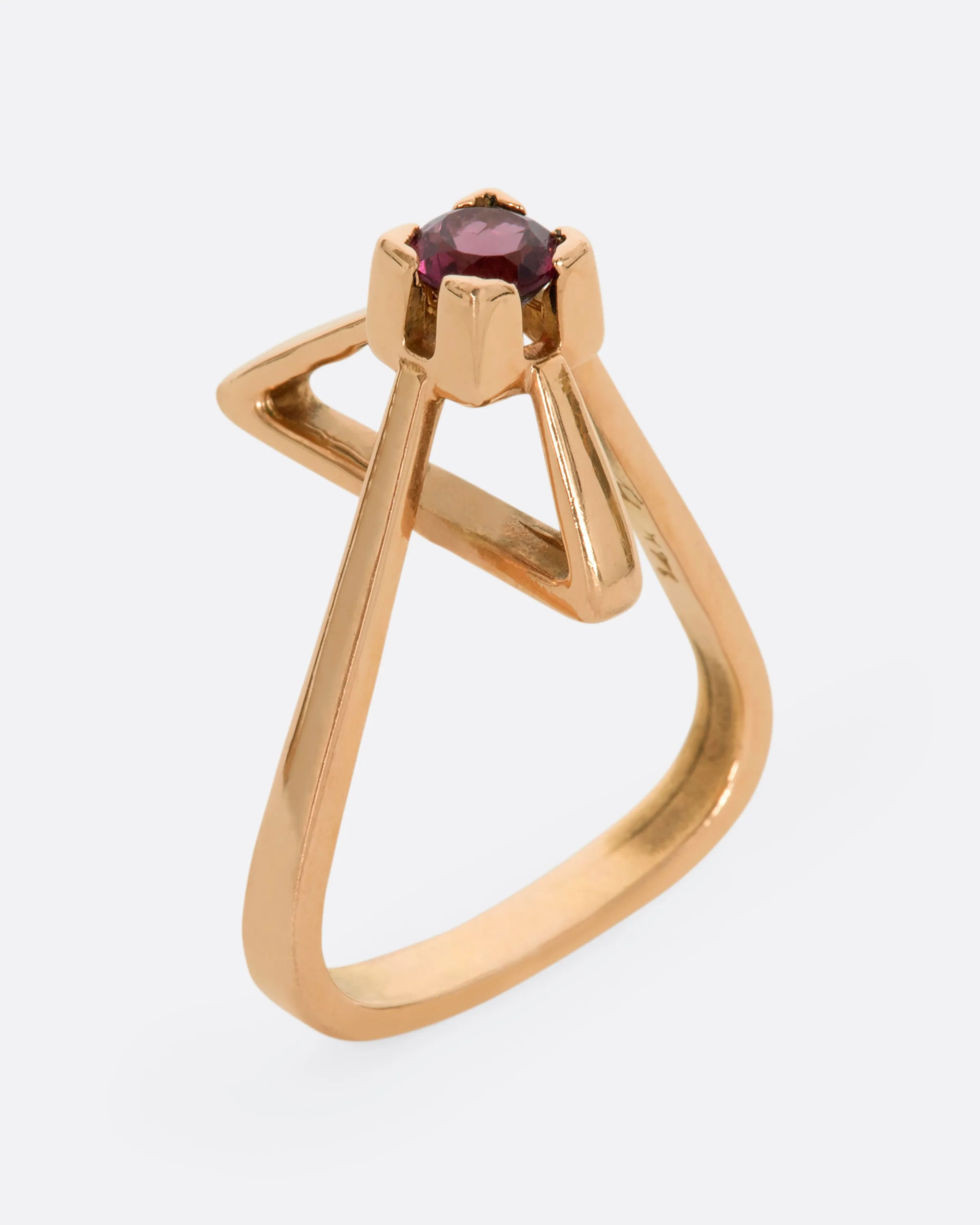 Tourmaline Angular Ring