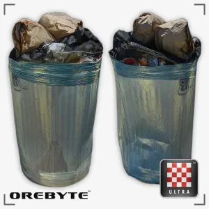 Trash Can Metal Full 01