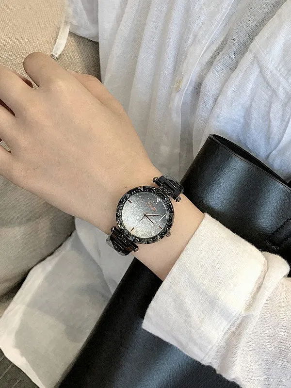 Trendy Diamond Drill Women Chain Watch