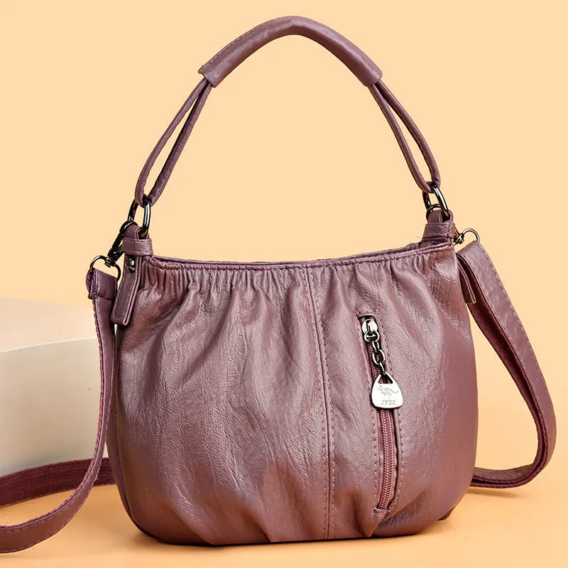 Trendy PU Shoulder Messenger Bag for Women