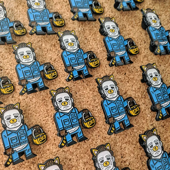 Trick or Treat Michael Enamel Pin