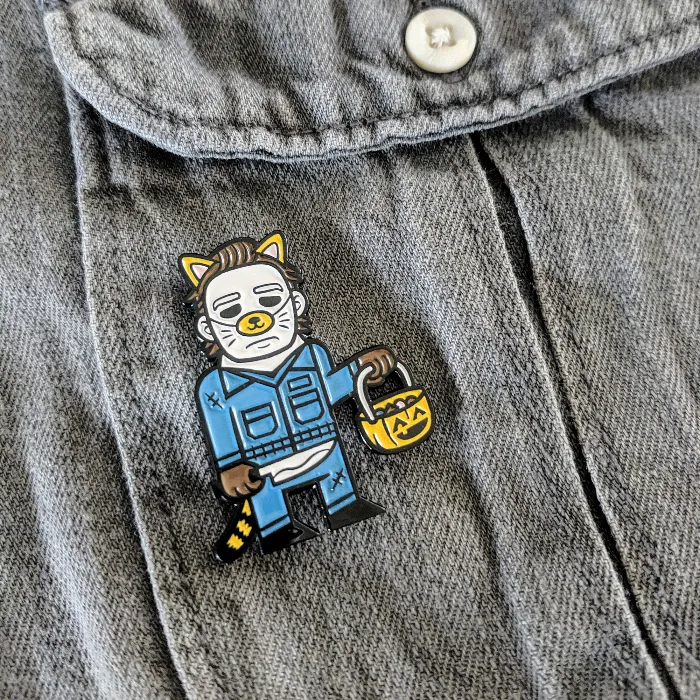 Trick or Treat Michael Enamel Pin