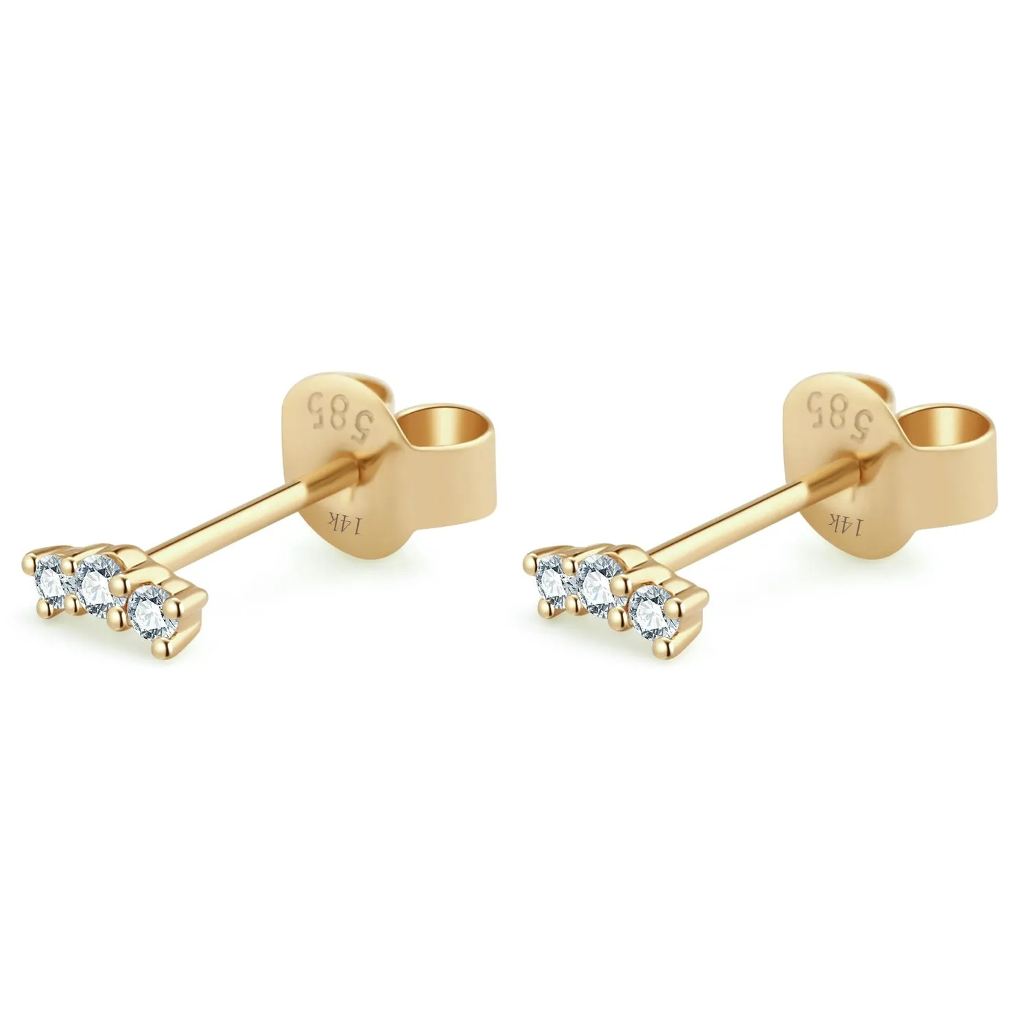 Trio Diamond studs