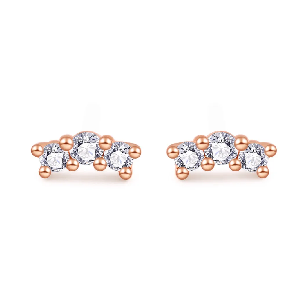 Trio Diamond studs