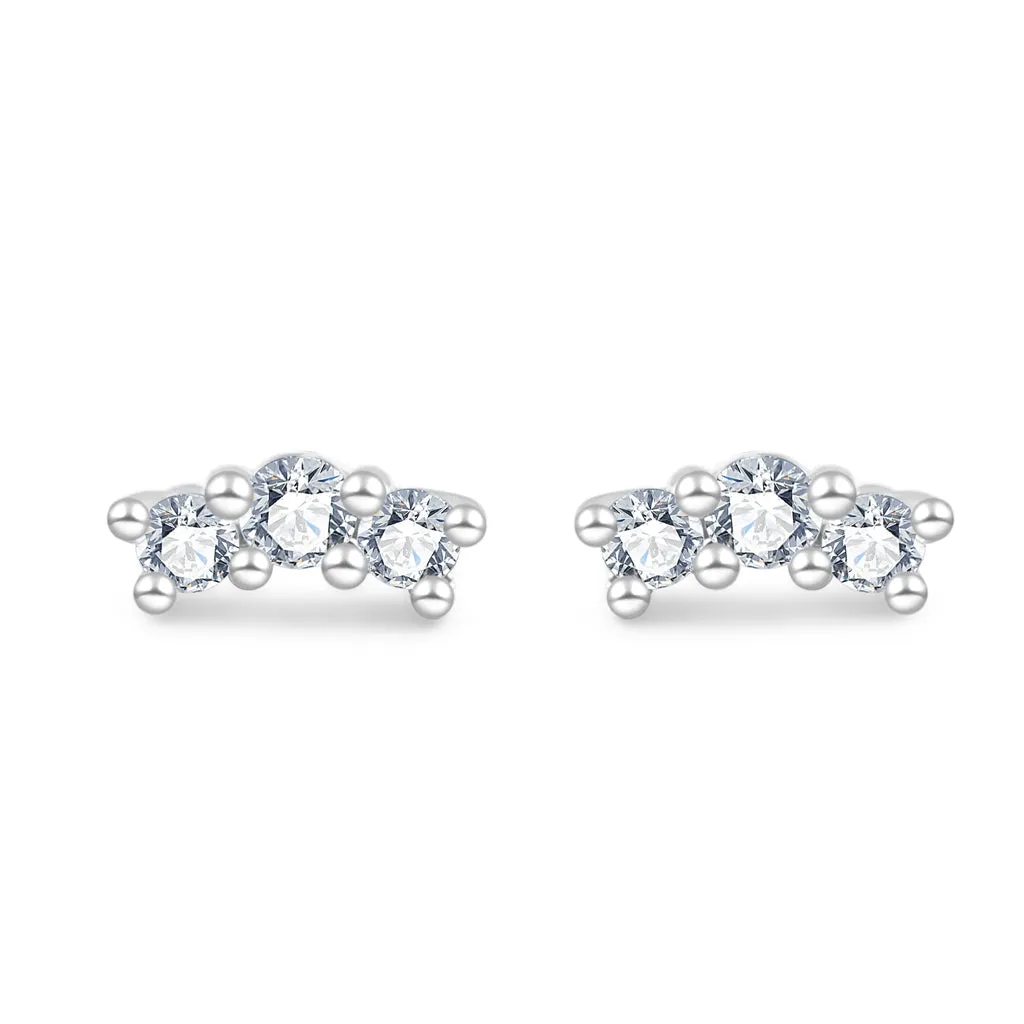 Trio Diamond studs