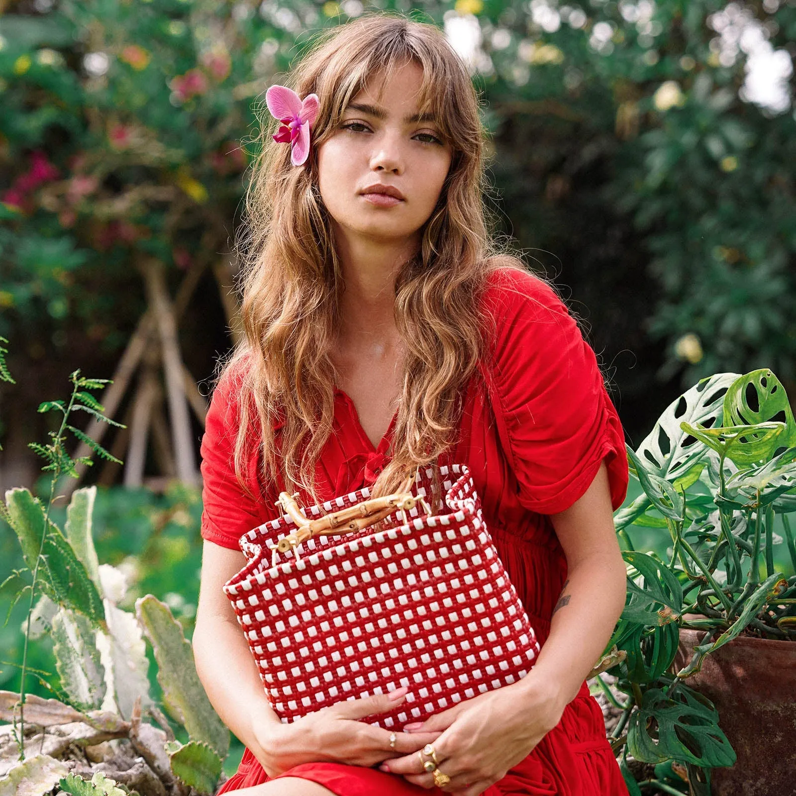 TUKU Los Angeles Recycled Market Tote Bag