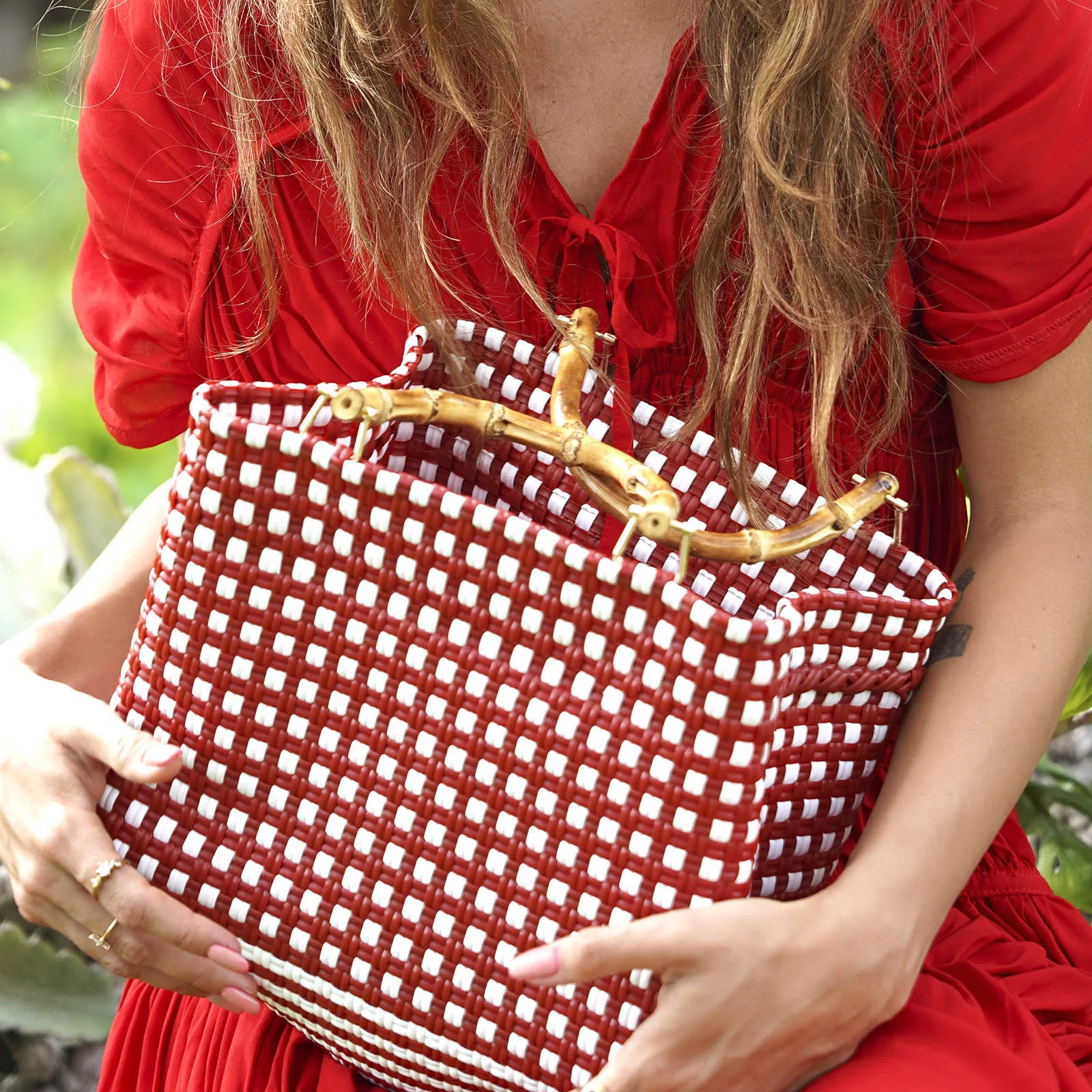 TUKU Los Angeles Recycled Market Tote Bag