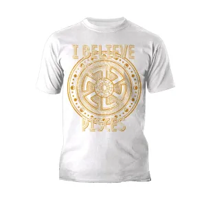 UA Star Sign Pisces Disk Men's T-shirt (White)