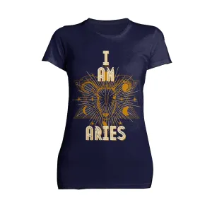 UA Supreme Star Sign Aries Ram Women's T-shirt (Navy)