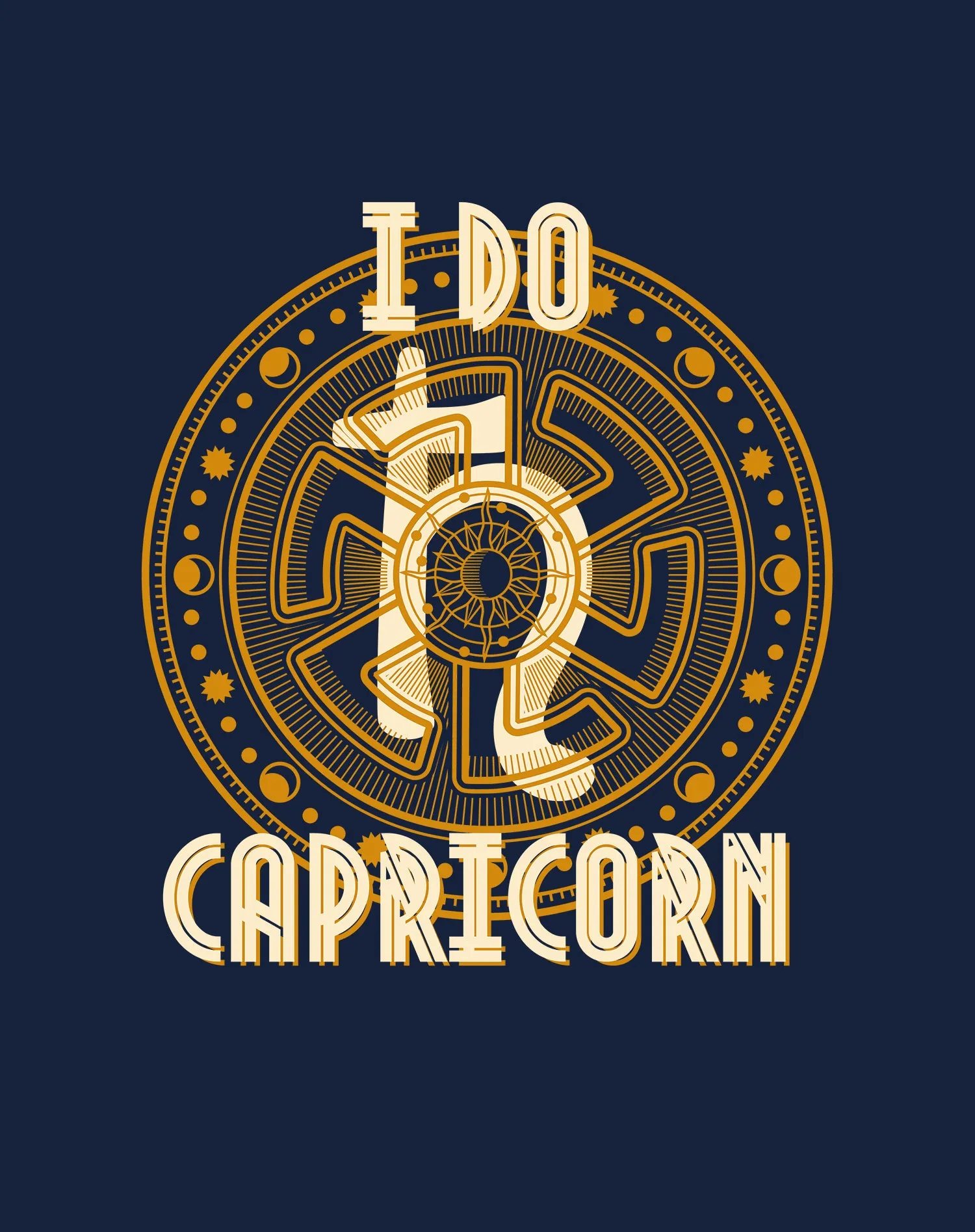 UA Supreme Star Sign Capricorn Men's T-shirt (Navy)
