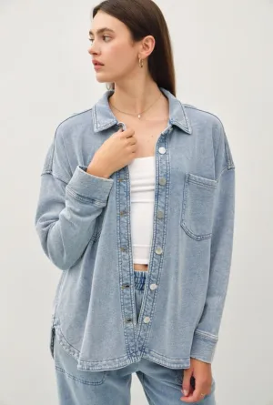 Ultra Soft Denim Shacket