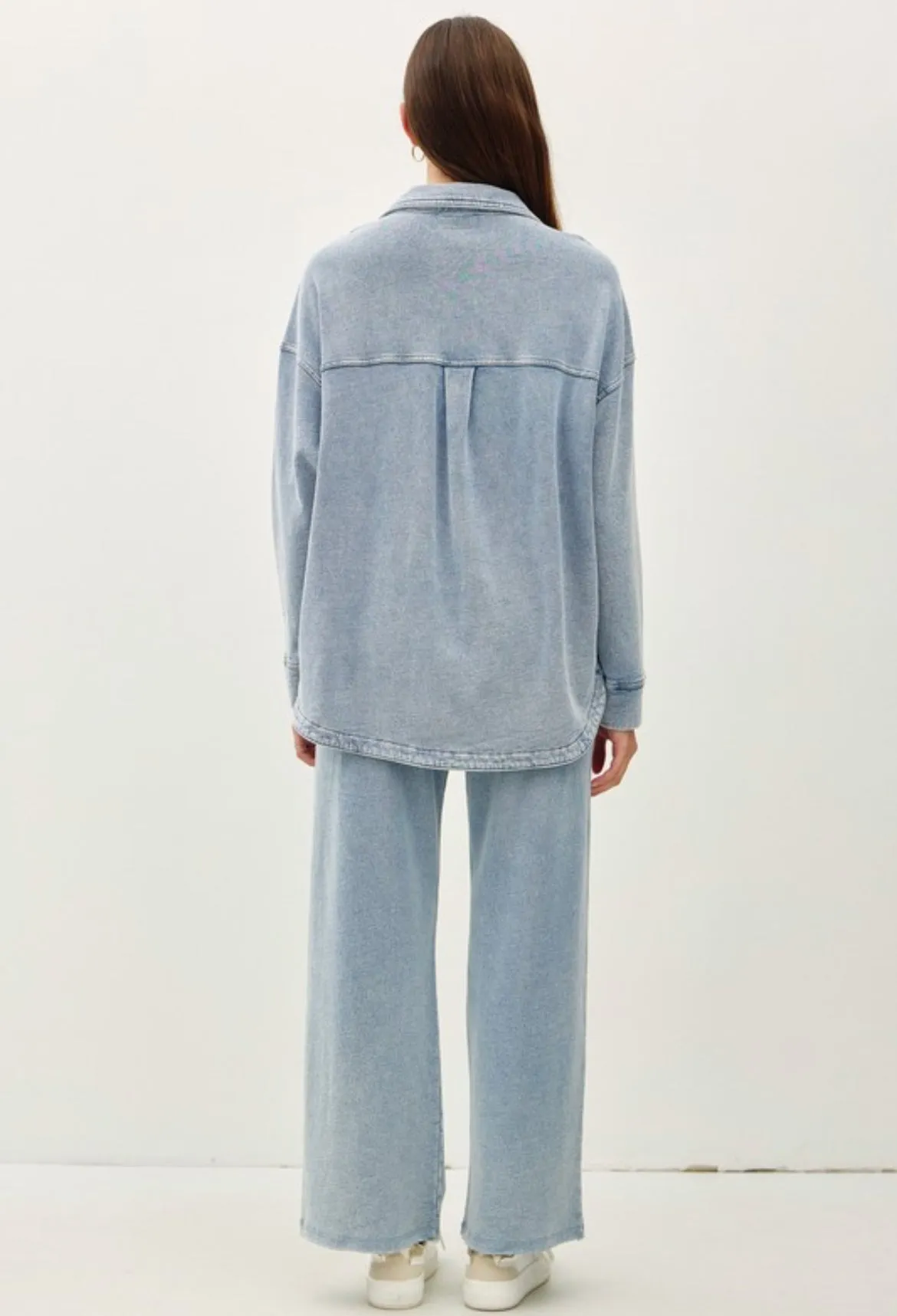 Ultra Soft Denim Shacket