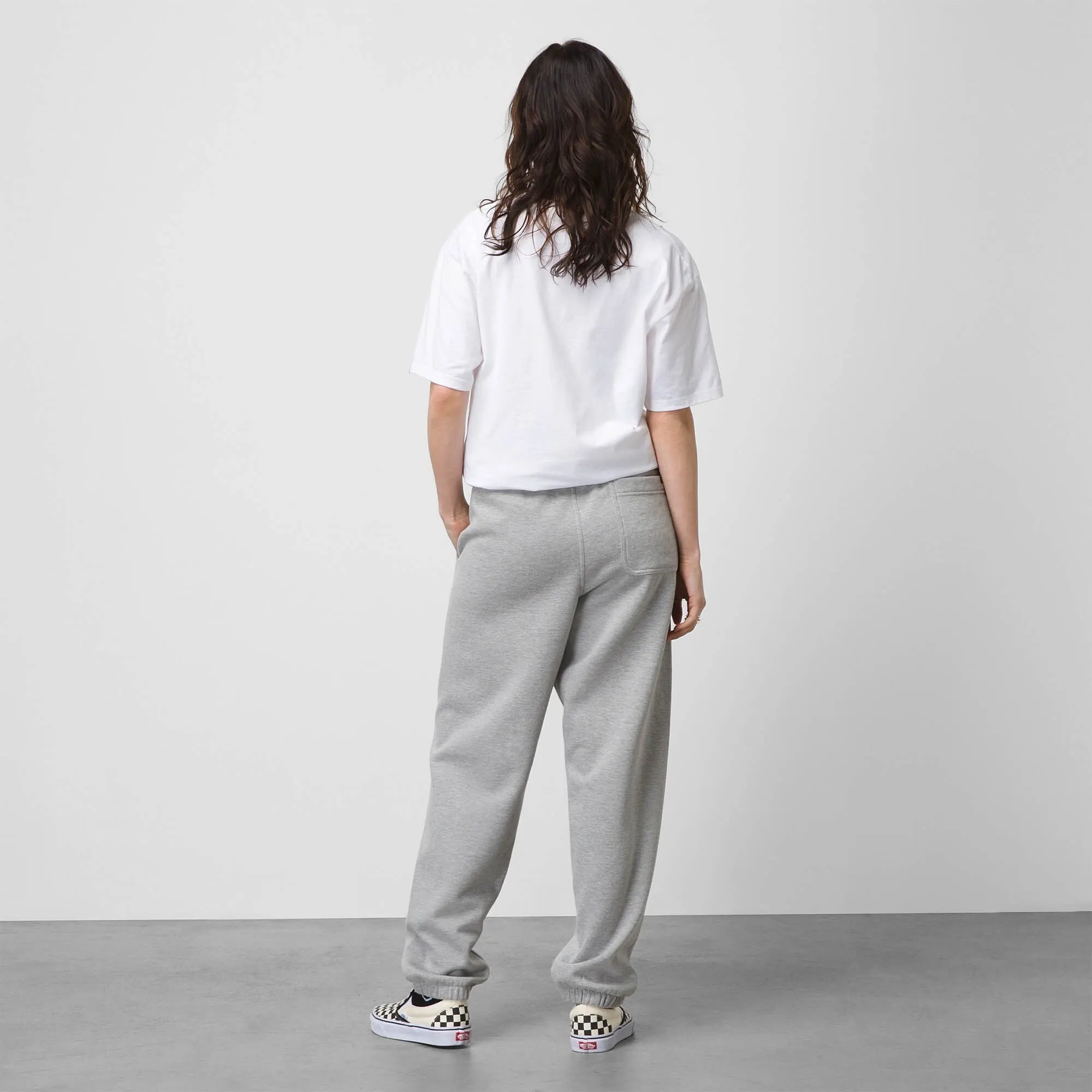Unisex tepláky VANS HI DEF COMMERICA RELAXED FLEECE PANT šedé