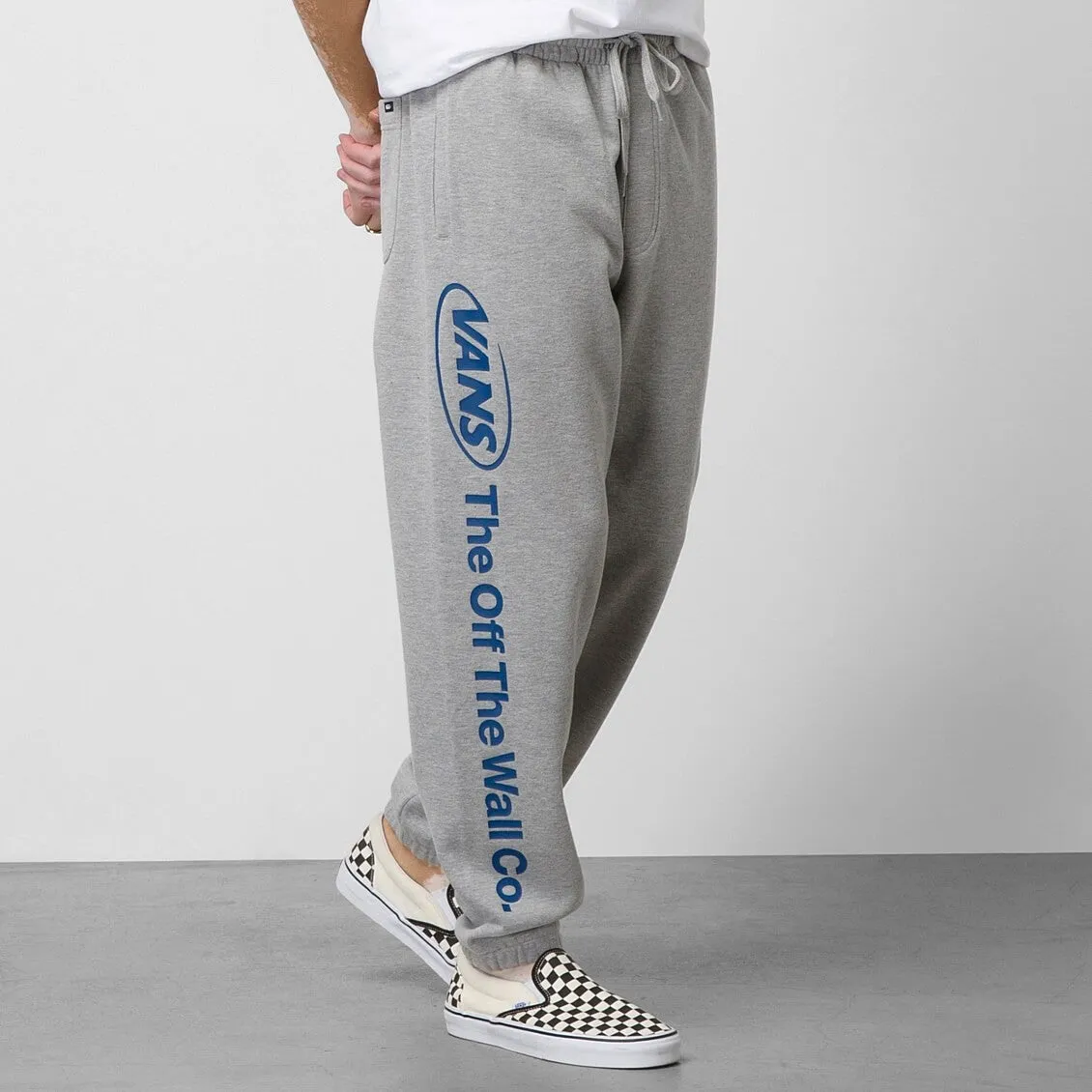 Unisex tepláky VANS HI DEF COMMERICA RELAXED FLEECE PANT šedé