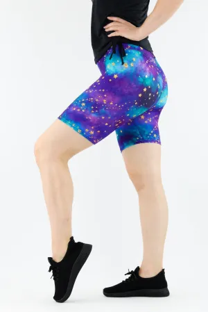 Universe Shimmer - Casual Mid Shorts