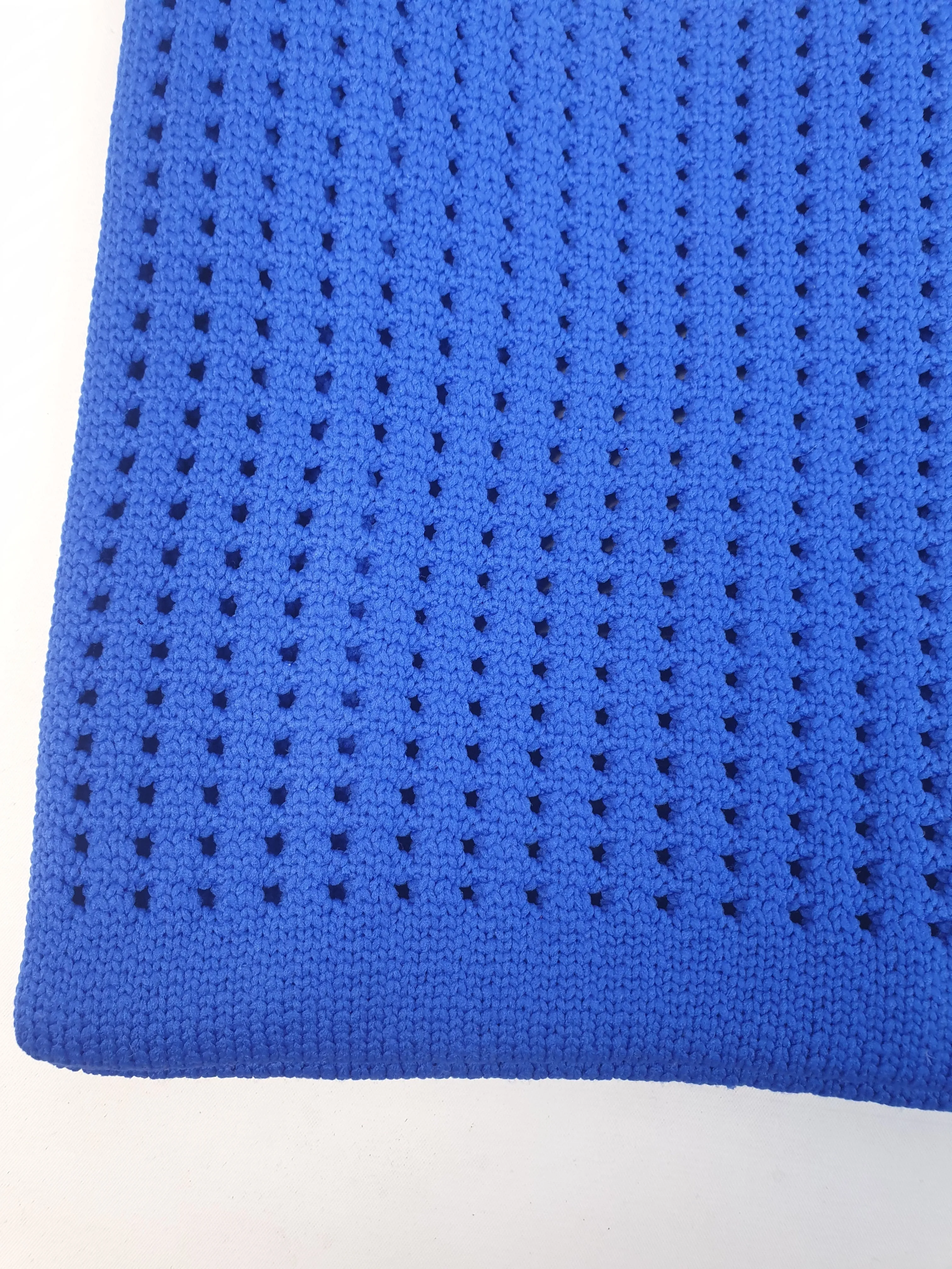 Urban blue knit mini bag