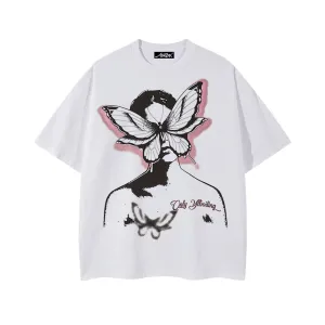 Urban Butterfly Girl T-shirt