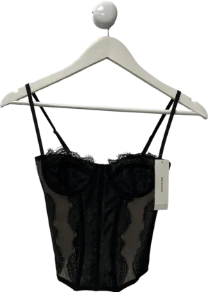 Urban Outfitters Black Out From Under Modern Love Corset UK S