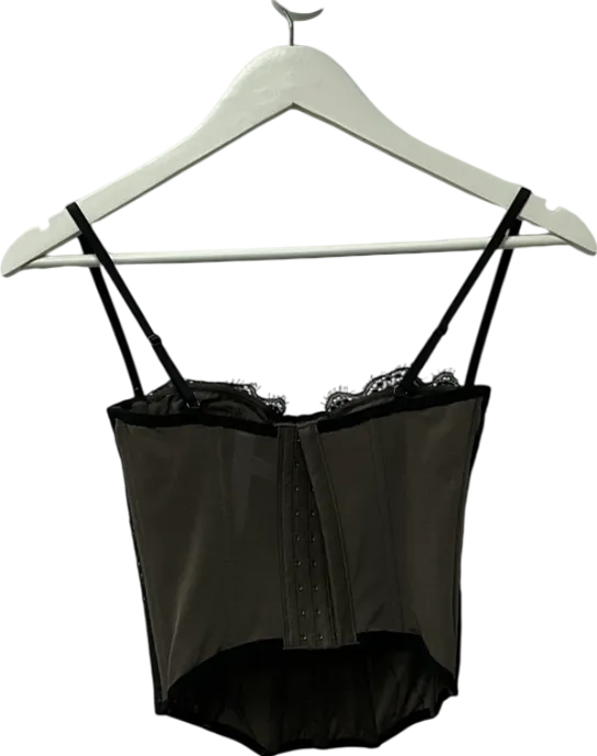 Urban Outfitters Black Out From Under Modern Love Corset UK S