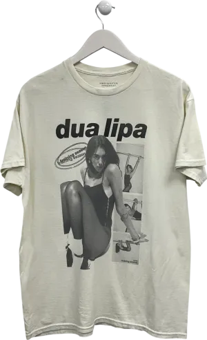 Urban Outfitters Cream Dua Lipa T-shirt UK S