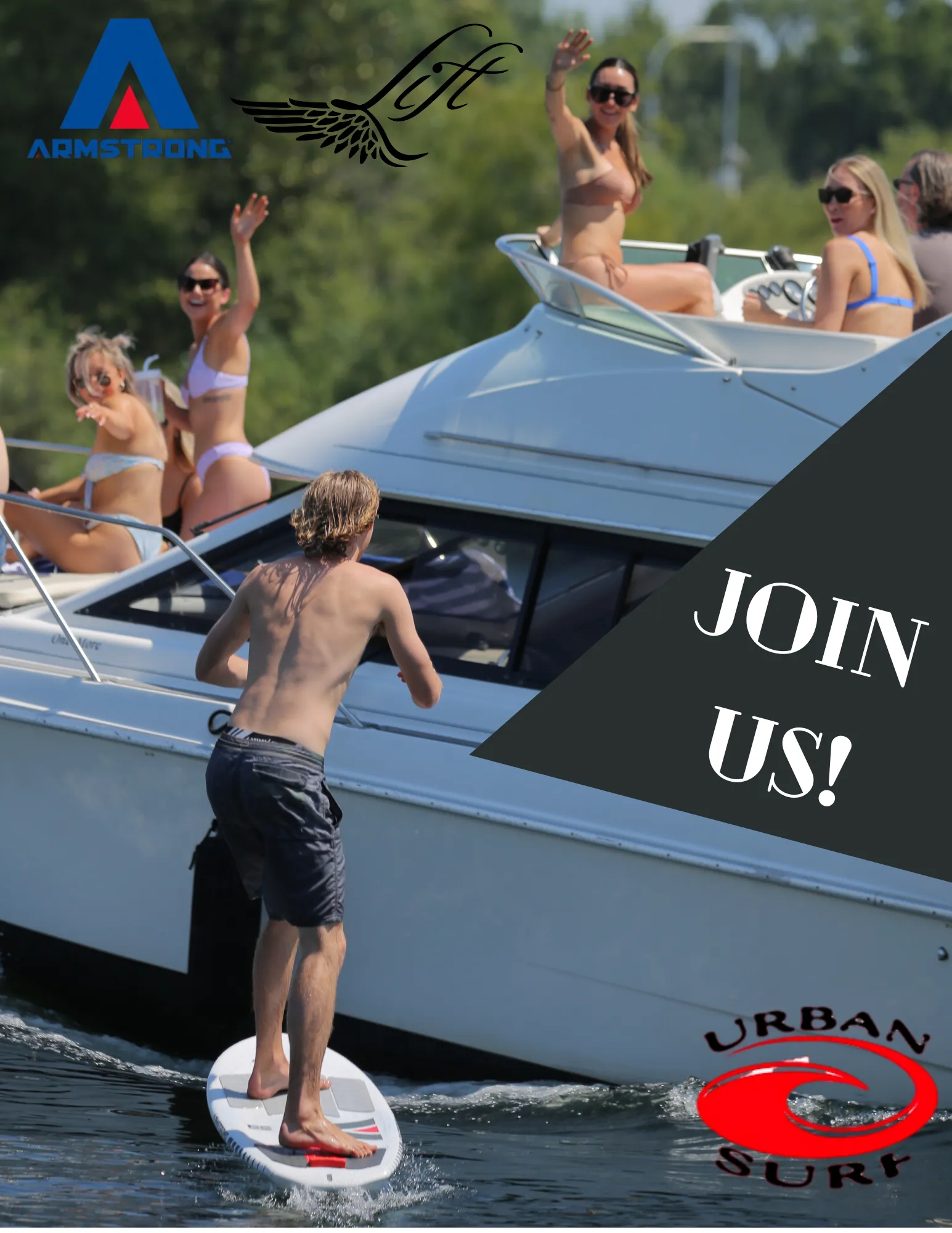 Urban Surf Foil Lessons