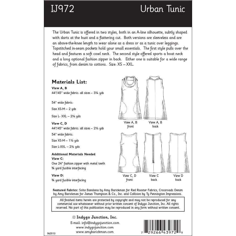 Urban Tunic Pattern
