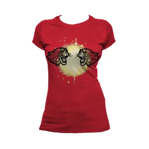 US Brand X Old's Kool Leopard Mirror Official Women's T-Shirt (Red)