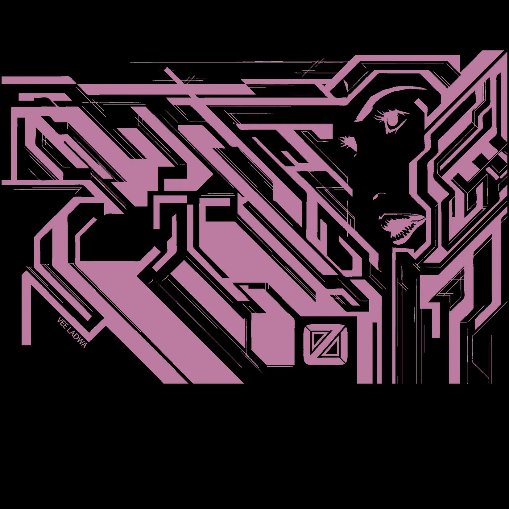 US Brand X Sci Funk Hi Tek Official Women's T-Shirt (Black)
