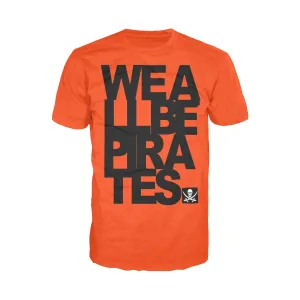 US Brand X Sci Funk We be Pirates Official Men's T-Shirt (Orange)