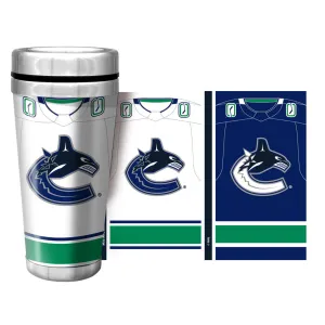 Vancouver Canucks Travel Mug | Jersey Full Wrap 16 oz.