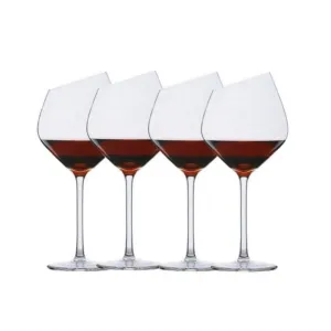 Verge Red Wine Glasses Set Of 4