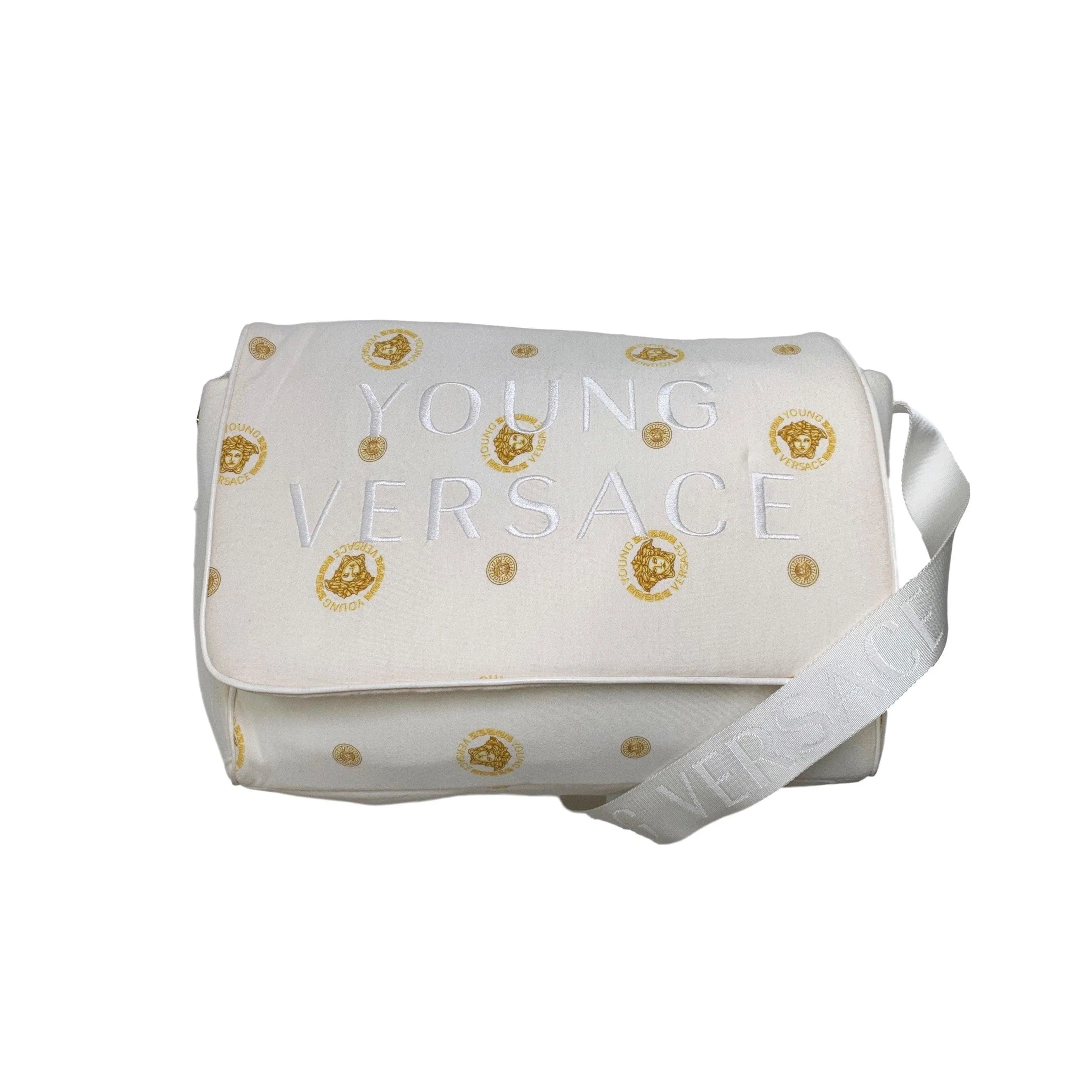 Versace White Logo Baby Bag 💰