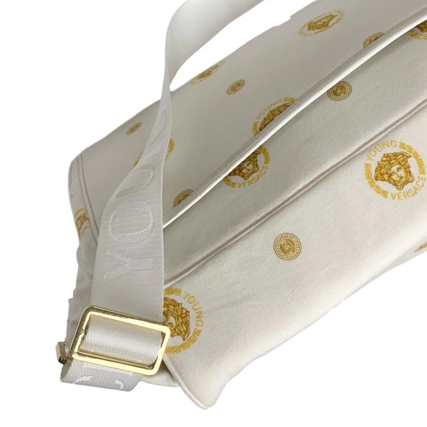 Versace White Logo Baby Bag 💰