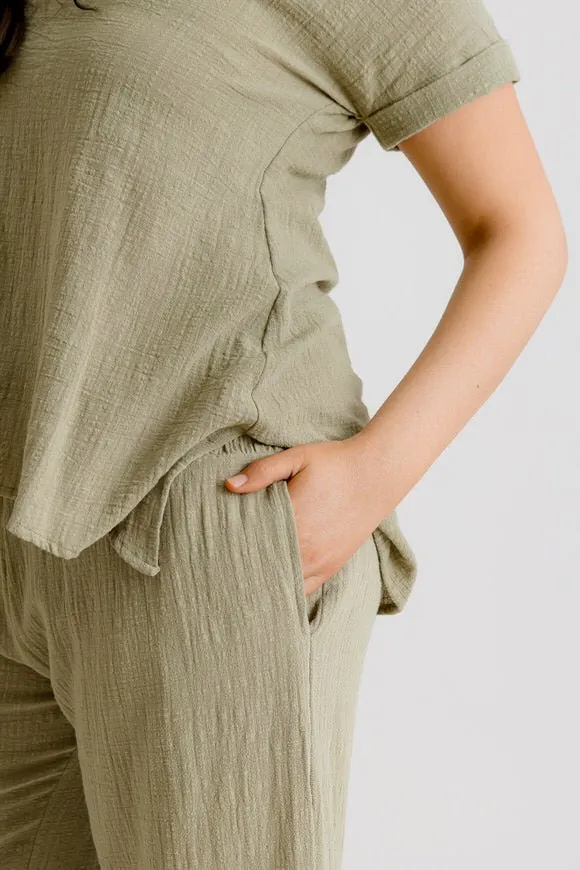 Victoria Top - Khaki