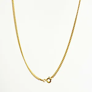 Vintage 9K Curb Chain