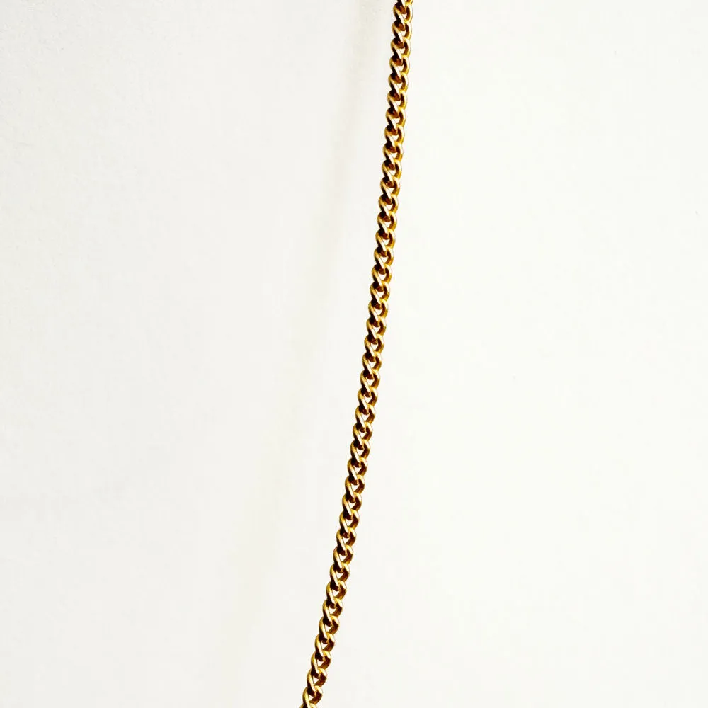Vintage 9K Curb Chain