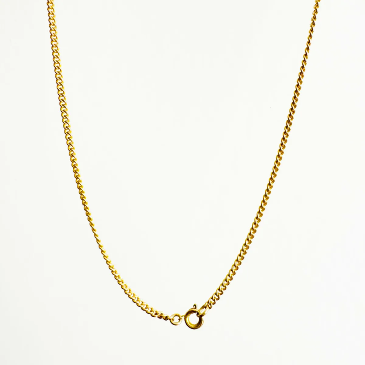 Vintage 9K Curb Chain