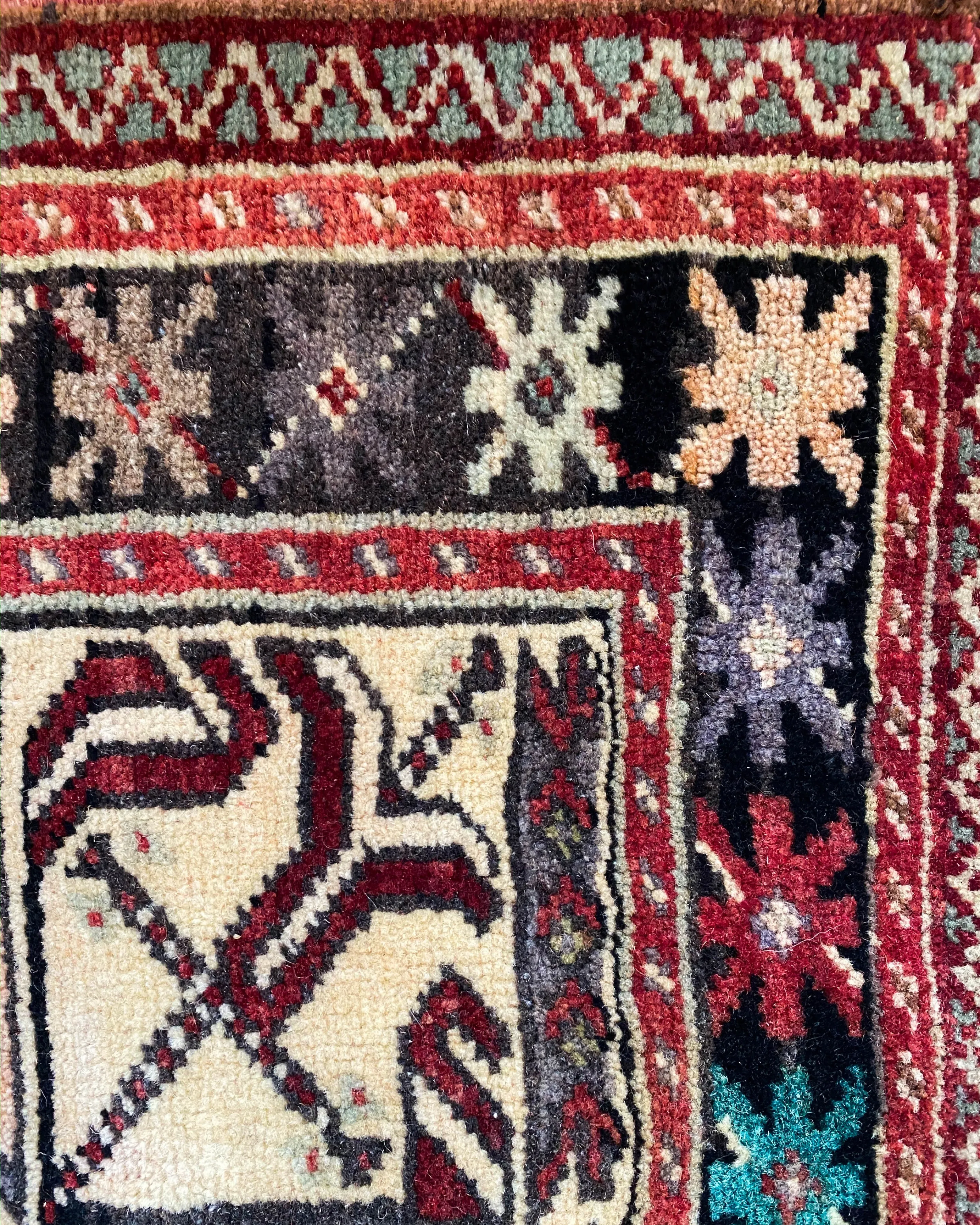 Vintage Konya Ladik Rug 3'7"x5'5"