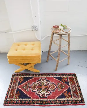 Vintage Mini Turkish Rug