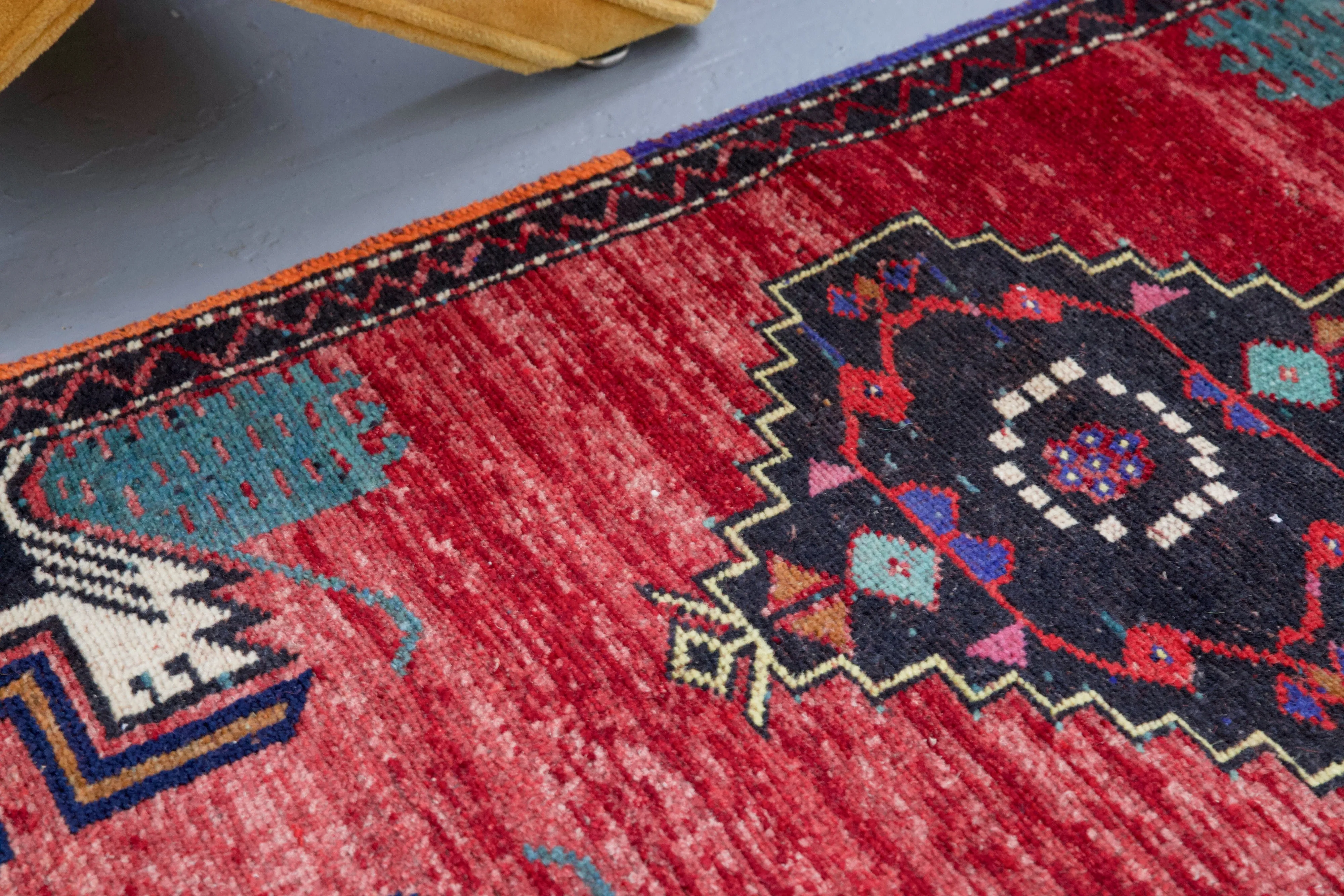 Vintage Mini Turkish Rug