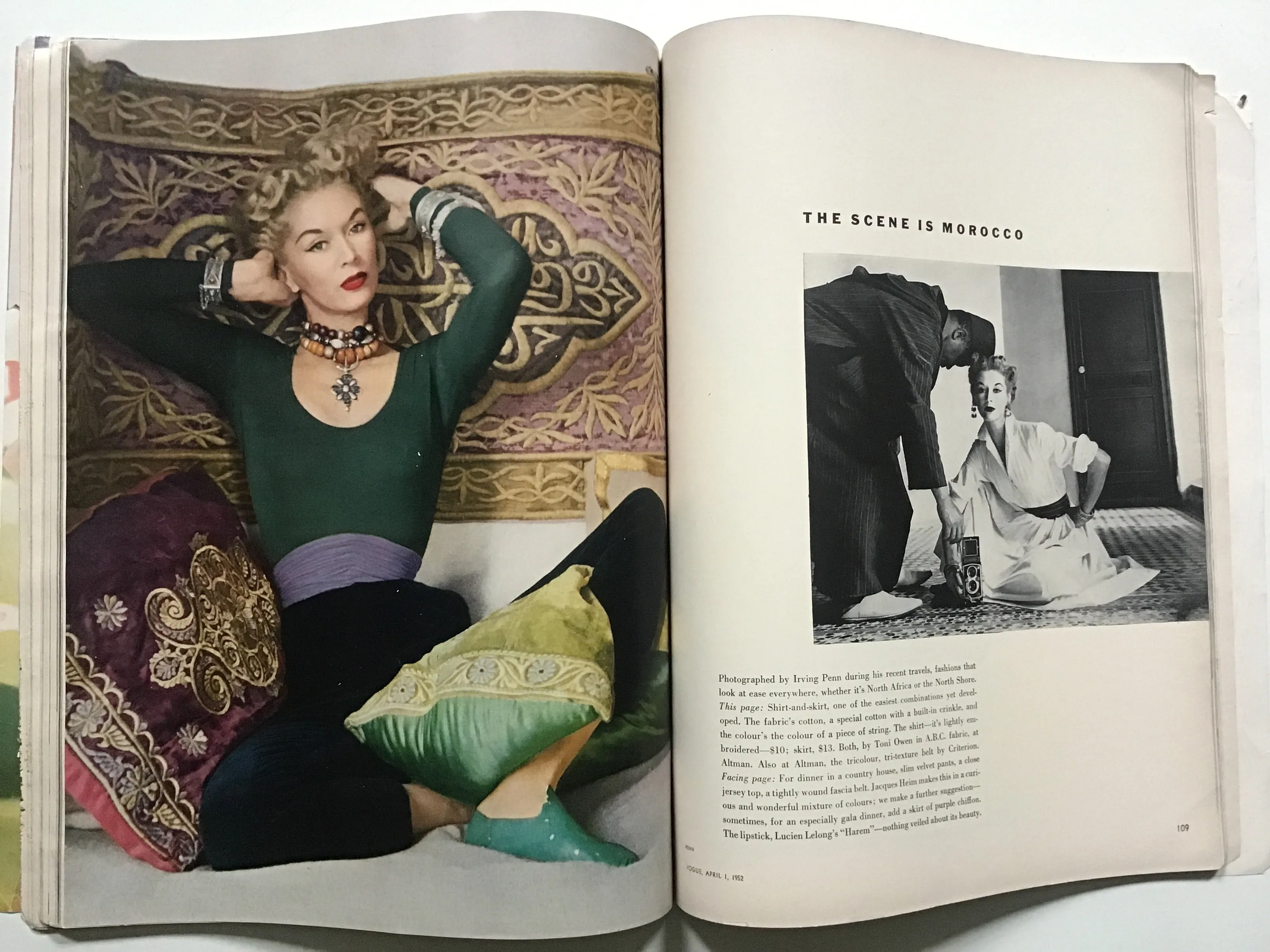 Vogue magazine April 1, 1952